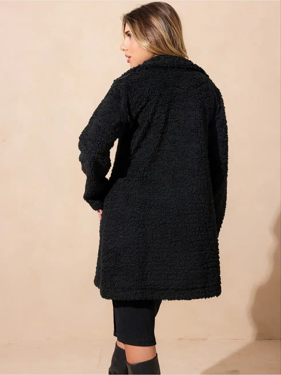 Sobretudo Feminino Gola Blazer Alongado - SANTALUX - 127